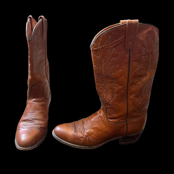 Dan Post Other - Dan Post Brown All Leather Western Cowboy Boots Mens Size 9 C.
Shelf B5